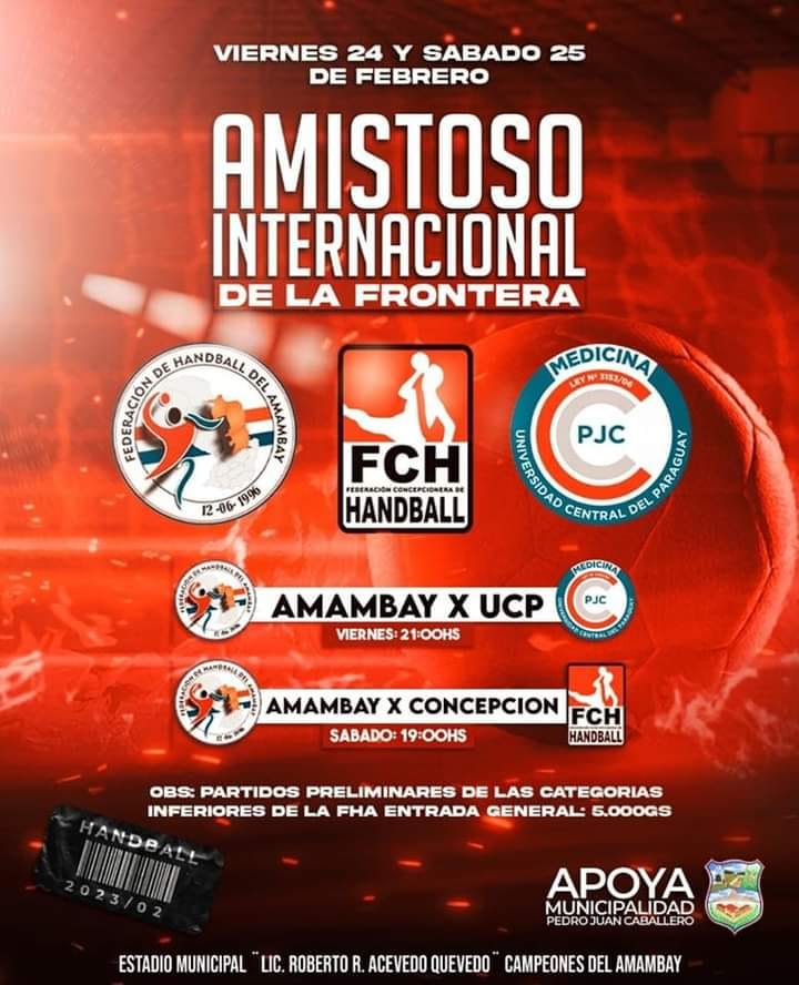 AMISTOSO INTERNACIONAL DE LA FRONTERA